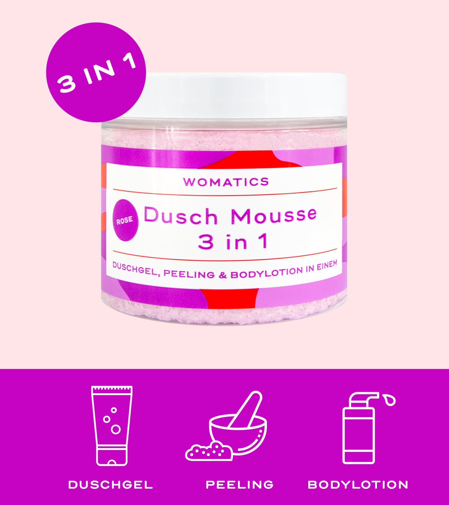 Dusch Mousse ROSE